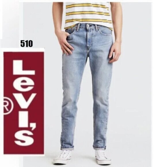 Levi's 510 Light Blue Jeans Skinny Size 29 - Picture 1 of 15